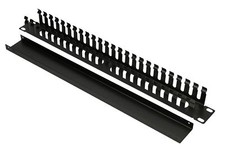 Kabelorganizer 1U mit Metallabdeckung Organizer Kabelhalter 1U 19 Zoll - KABEL