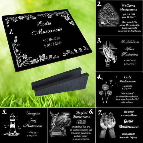 Grabstein grabplatte granit - grabplatte,