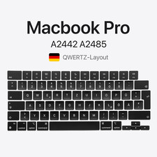 Taste & Scharnier MacBook Pro 2021 M1 Pro Max A2442 A2485 DE-Layout QWERTZ