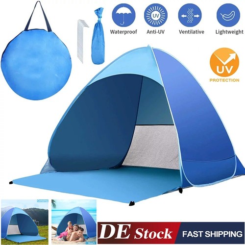 Pop strandmuschel wurfzelt - up,
