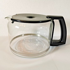 Krups Schott Kaffeekanne Ersatzkanne Glas Kunststoff schwarz für 10 Tassen