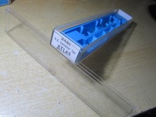 Leere Spur N - OVP , ATLAS (Rivarossi)  2481 , Containerwagen m. 2 Container EVP