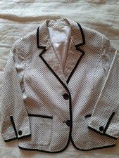 ROSNER Blazer Weiß  Schwarz