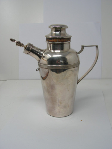 Art deco versilberter - deco,