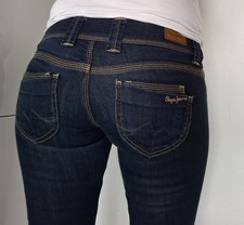 Beliebte Pepe Jeans Venus W27  L32 Dunkel Blau Used Straight Top Zust
