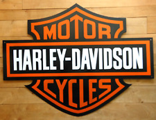 Harley Davidson Motor Cycles Emaille Blech Schild 100cm Email Schild Vintage