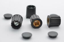 4x Vintage Spannzangen-Drehknopf / Zeigerknopf / Knopf / Pointer Knob, NOS