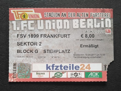 Ticket bundesliga 2010 11 - bundesliga, 2010/11