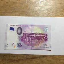 Null Euro Schein - 0 Euro Schein -Technik Museum Sinsheim - XEAW004230 - 2018-2