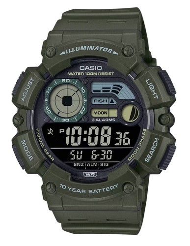 Casio digital resin armband - casio,