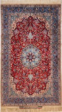 Originaler Isfahan Seirafian auf Seide 169x100cm Esfahan Antik Seyrafian