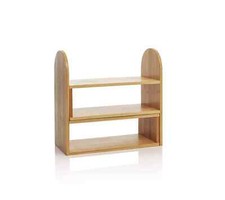 Flexibles Bambus Küchenregal Ideal für Küchenarbeitsplatte verschiebbar