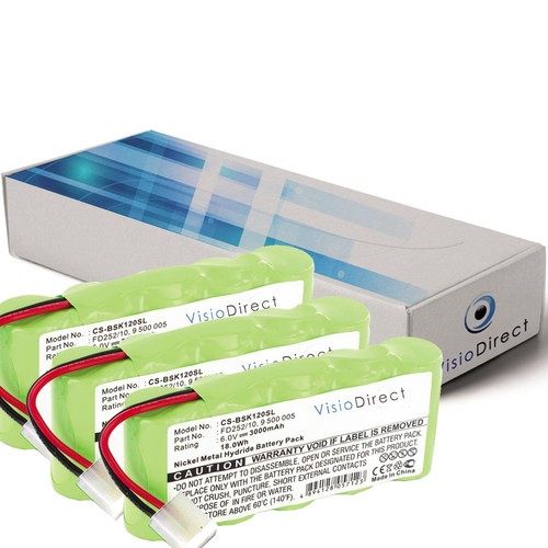 3er set akkus 2000mah für - 6v,