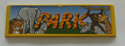 Playmobil eingang schild park - playmobil,