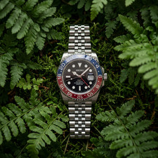 NH35 GMT Pepsi Bezel Watch