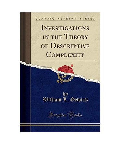 Investigations the theory - investigations,