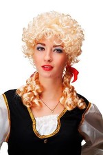 Perücke Karneval Barock Blond Locken Zöpfe Marie Antoinette Cosplay Gothic 3048