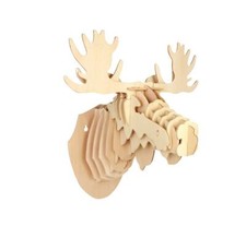 Elchkopf 3D Holzbausatz Tier