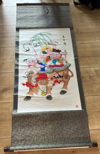 Chinesische schriftrolle - chinesische,