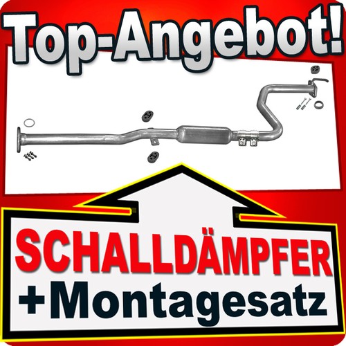 Mittelschalldämpfer für