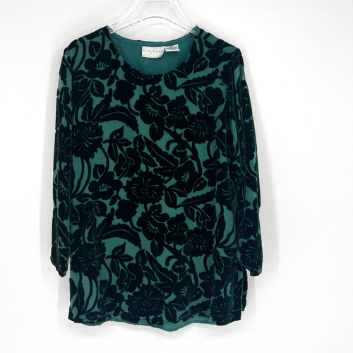 Vtg silk lore top - silk, m