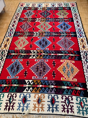 Großer vintage kelim teppich - großer,