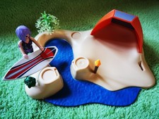 ✿ Playmobil ♥  Strand-Gruppe ✿ Strandmuschel Surfbrett ✿