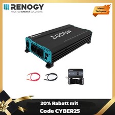 Renogy 3000W/6000W 12V auf 230V Reine Sinus Wechselrichter Spannungswandler