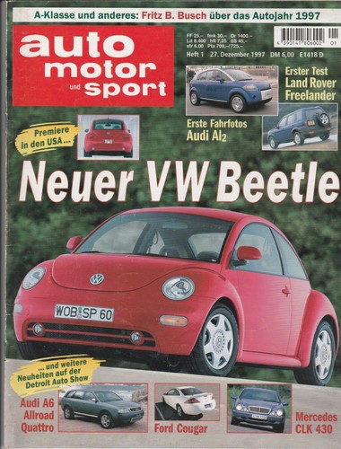 Auto motor sport 1997 - auto,
