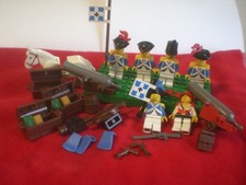 6x LEGO® Figur Imperials Blauröcke Soldaten Kanone Schatzkarte Fahne ect.