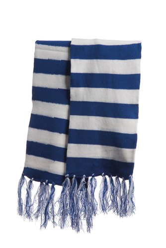 Schal blau weiß für jede - blau-weiß,