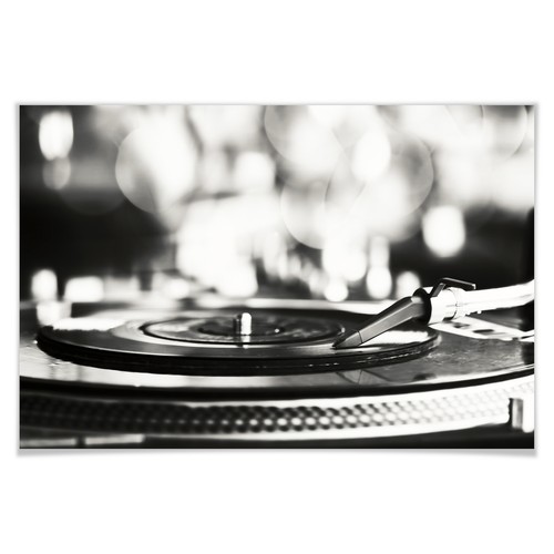 Poster vinyl record - poster,