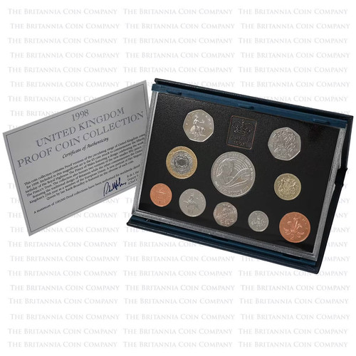 1998 proof year - proof, coin