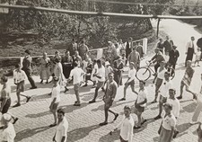 Umzug aufmarsch festumzug - umzug,