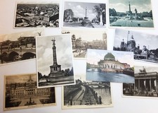 3.Reich Berlin Postkarten 30er Stempel Briefmarke Fotokarten Wh WW 2.WK v312