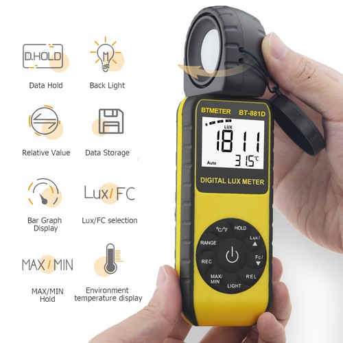 Btmeter luxmeter digitaler - btmeter,