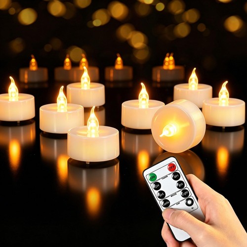 Led teelichter flammenlose - teelichter,