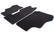 NEU 3x Fußmatten passend für VW T2 T3 Bus Velours Automatten Autoteppich Schwarz