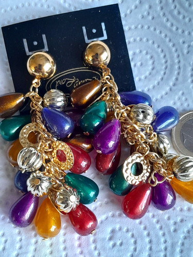 Ohrstecker gold bunte - gold,