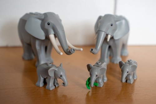 Lego elefantenfamilie - lego,