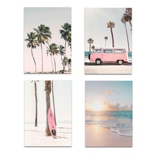 4 Stück Bilder Rahmenlose