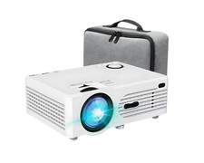 QKK Beamer AK-80 LED Projektor | 1080p Full HD | Heimkino 70 Zoll | HDMI USB