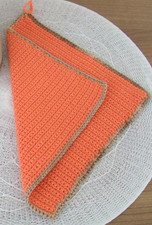 Topflappen lachs Baumwolle