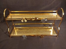 Goldfarbige Organizer Platte