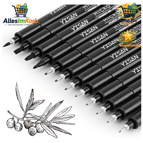 Fineliner stifte set stück - fineliner,