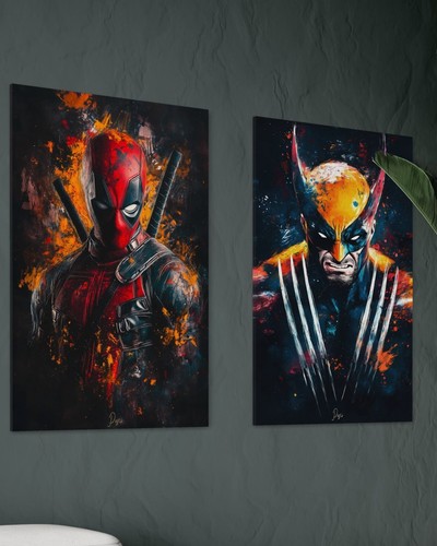 Wolverine leinwand bild logan - leinwand,