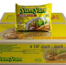 1 Karton YumYum HUHN Instant Nudelsuppen 30 x 60g Yum Yum Chicken Suppe Nudel 