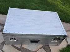 Flightcase Profi Aluminium Transportkoffer ohne Rollen Stapelbar 81 x 52 x 27,5