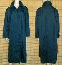 BLAUER REGENMANTEL - RAINCOAT - NYLON - VINTAGE - GR. 44