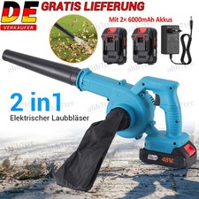 2 in1 Akku Laubbläser